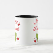 Merry Kissmas Frohe Tasse (Zentrum)