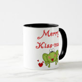 Merry Kissmas Frohe Tasse (VorderseiteRechts)
