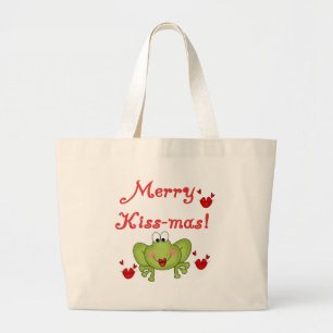 Merry Kissmas Jumbo Stoffbeutel