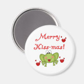 Merry Kissmas Magnet (Vorderseite/Rückseite)