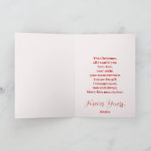 Merry Kissmas meine Liebe romantisch Weihnachten (Innenseite)