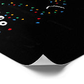 Merry Kissmy Angry Cat Christmas Funny Sarcastic H Poster (Ecke)