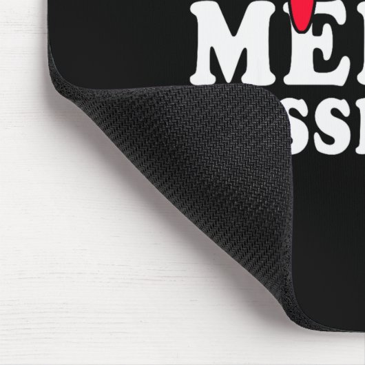 Merry Kissmy Shirt - Inappropriate Christmas Shirt Mousepad (Ecke)