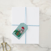 Merry Kitty, Frohe Weihnachten Geschenkanhänger (Mit Garn)