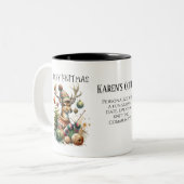 Merry Knittmas Weihnachten stürzen Zweifarbige Tasse (Vorderseite Links)