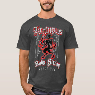 Merry Krampus Baby Sitting Claus Weihnachts-T - Sh T-Shirt