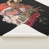 Merry Krampus Beängstigend Santa Horror Weihnachte Sherpadecke (3/4)