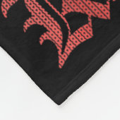 Merry Krampus Christmas Xmas Horror Ugly Evil Paja Fleecedecke (Ecke)