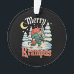 Merry Krampus Folklore Christmas Horror Xmas Ornament<br><div class="desc">Merry Krampus Folklore Christmas Horror Xmas</div>
