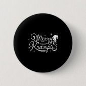 Merry Krampus German Folklore Christmas For Krampu Button (Vorderseite)