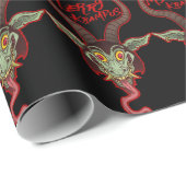 Merry Krampus Geschenkpapier (Rolleneckpunkt)