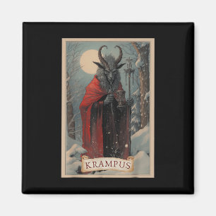 Merry Krampus Horror Weihnachten Ugly Sweater Evil Magnet