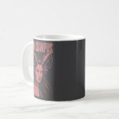 Merry Krampus Ironic Lilith Christmas Dark Feminin Kaffeetasse (Vorderseite Links)