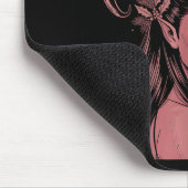 Merry Krampus Ironic Lilith Christmas Dark Feminin Mousepad (Ecke)