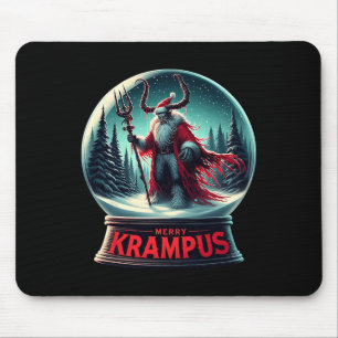 Merry Krampus Krampus kommt in die Stadt Xmas Horr Mousepad