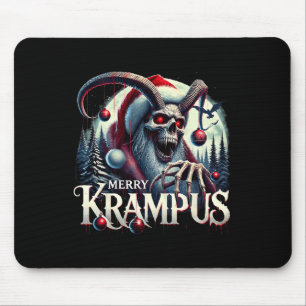 Merry Krampus Krampus kommt nach Town Horror Chr Mousepad