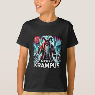 Merry Krampus Mythische Weihnachts Weihnachten Hor T-Shirt
