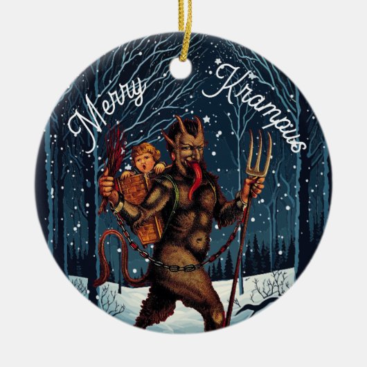 Merry Krampus Ornament (Vorne)
