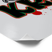 Merry Krampus Poster (Ecke)