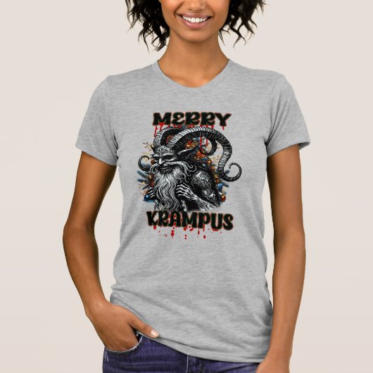 Merry Krampus T-Shirt (Vorderseite)