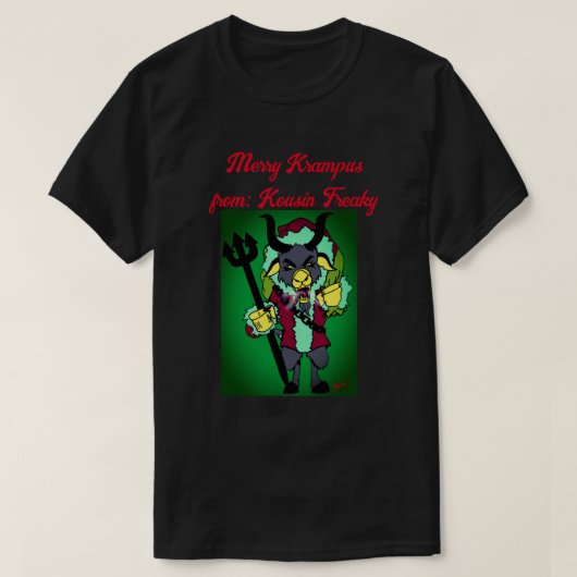 Merry Krampus T-Shirt (Design vorne)