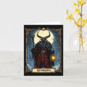 Merry Krampus Tarot Card Weihnachts-Horror Ugly Sw Karte (Gelbe Blume)
