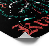 Merry Krampus Weihnachts Weihnachts-Horror Ugly Ev Poster (Ecke)