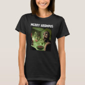 Merry Krampus Weihnachts Xmas Horror Ugly Sweater T-Shirt (Vorderseite)
