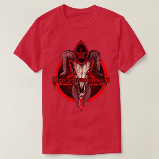 Merry Krampusnacht T-Shirt (Design vorne)