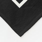 Merry Laxmas Black Christmas Lacrosse Christmas Fleecedecke (Ecke)