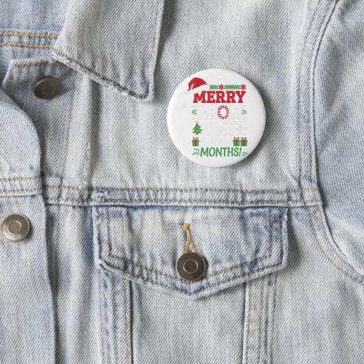 Merry Leon Day Weihnachten Ckwards Funny Christmas Button (Beispiel)
