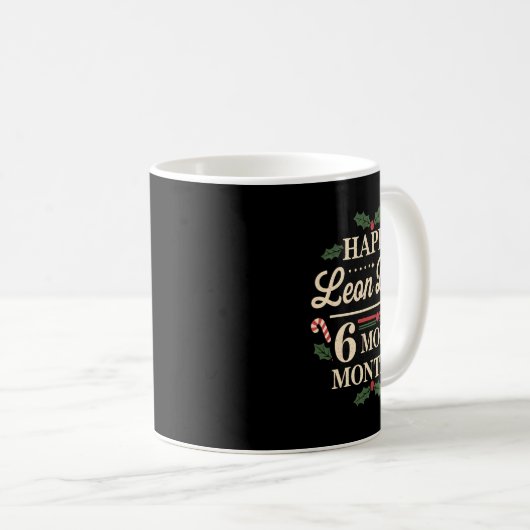 Merry Leon Day Weihnachten Ckwards Funny Christmas Kaffeetasse (VorderseiteRechts)
