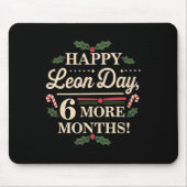 Merry Leon Day Weihnachten Ckwards Funny Christmas Mousepad (Vorne)