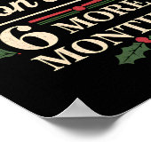 Merry Leon Day Weihnachten Ckwards Funny Christmas Poster (Ecke)