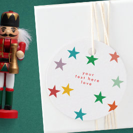 MERRY LIEBE JOY | FARBENE WEIHNACHTSMITTEL GESCHENKANHÄNGER