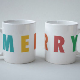 MERRY LIEBE JOY | FARBENE WEIHNACHTSMITTEL KAFFEETASSE