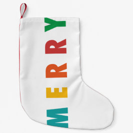 MERRY LIEBE JOY | FARBENE WEIHNACHTSMITTEL KLEINER WEIHNACHTSSTRUMPF