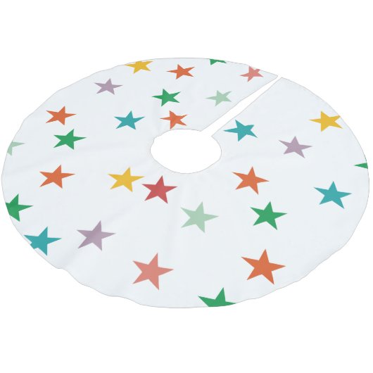 MERRY LIEBE JOY | FARBENE WEIHNACHTSMITTEL POLYESTER WEIHNACHTSBAUMDECKE (Schrägansicht)