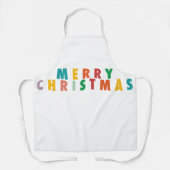 MERRY LIEBE JOY | FARBENE WEIHNACHTSMITTEL SCHÜRZE (Vorderseite)