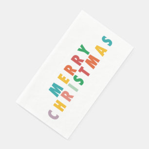 MERRY LIEBE JOY FARBENE WEIHNACHTSMITTEL SERVIETTE