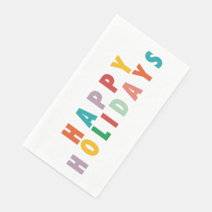 MERRY LIEBE JOY FARBENE WEIHNACHTSMITTEL SERVIETTE