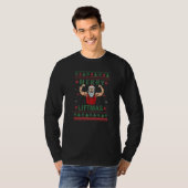 Merry Liftmas  Christmas Bodybuilder Gym Workout   T-Shirt (Vorne ganz)