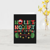 Merry Liftmas kein Lift Kein Weihnachten Geschenke Karte (Gelbe Blume)