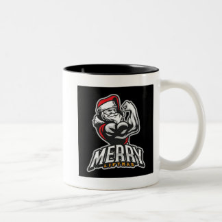 Merry Liftmas Santa Tasse