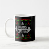 Merry Liftmas - Trainer Ugly Style Christmas Kaffeetasse (Links)
