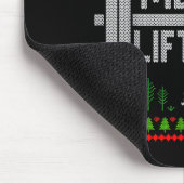 Merry Liftmas - Trainer Ugly Style Christmas Mousepad (Ecke)