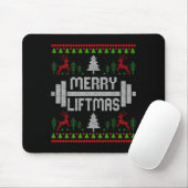 Merry Liftmas - Trainer Ugly Style Christmas Mousepad (Mit Mouse)