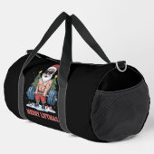 Merry Liftmas Weightlift der Santa Fitness Gym Duffle Bag (Rechte Ecke)
