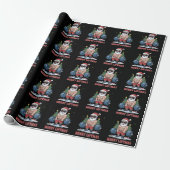 Merry Liftmas Weightlift der Santa Fitness Gym Geschenkpapier (Ungerollt)
