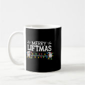 Merry Liftmas Weightlifter Fitness Kaffeetasse (Links)